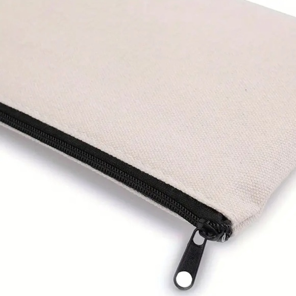 NEW SMALL CANVAS ZIPPER POUCH, COSMETIC BAG, JESUS THE REASON FOR THE SEASON - Picture 6 of 6